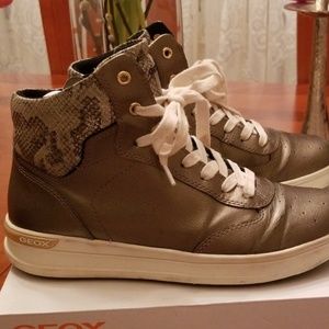 Gold GEOX Respira sneakers